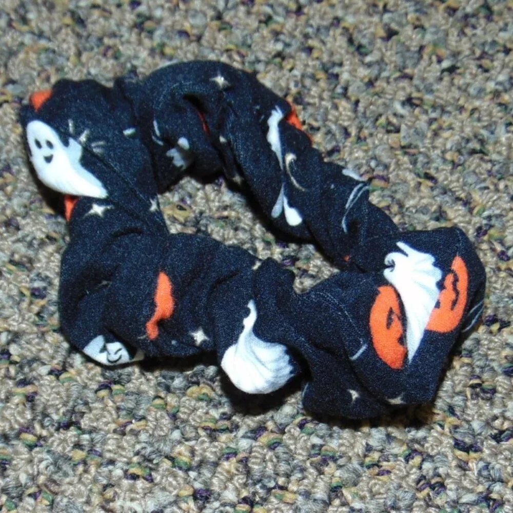 Pumpkin Halloween Shirt, Leggings, Headpiece 4T Black Orange 3 Piece Set Girls